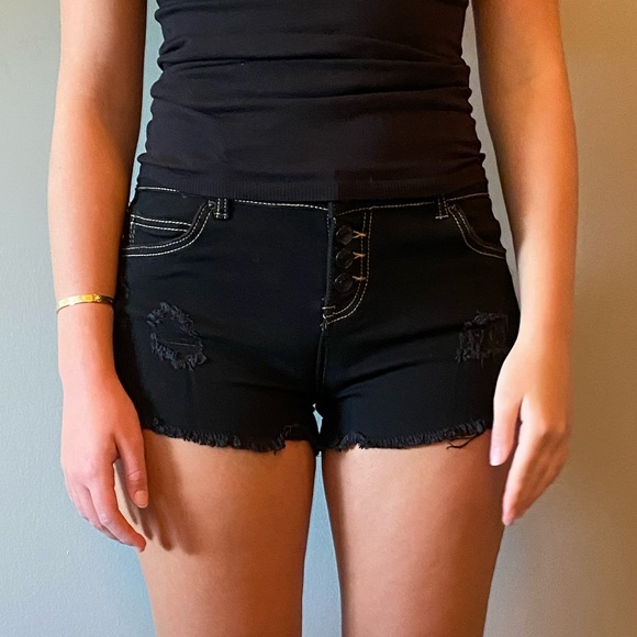 Opposite Denim Shorts - Picture 1 of 7